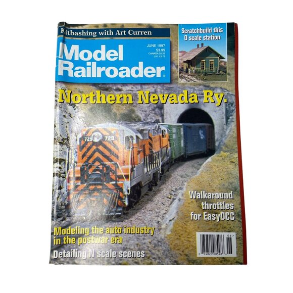 Model Railroader Magazine Back Issue u  June 1997 Vol 64 No 6 Northern Nevada Ry - Picture 1 of 12